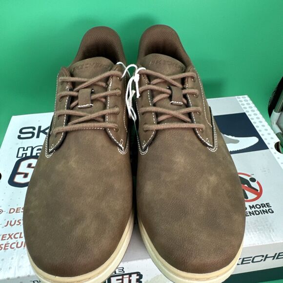 Skechers Hands Free Swift Fit Men’s 9.5 Brown Waterproof Casual Lace Sneakers main image 10
